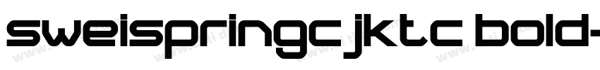 sweispringcjktc bold字体转换